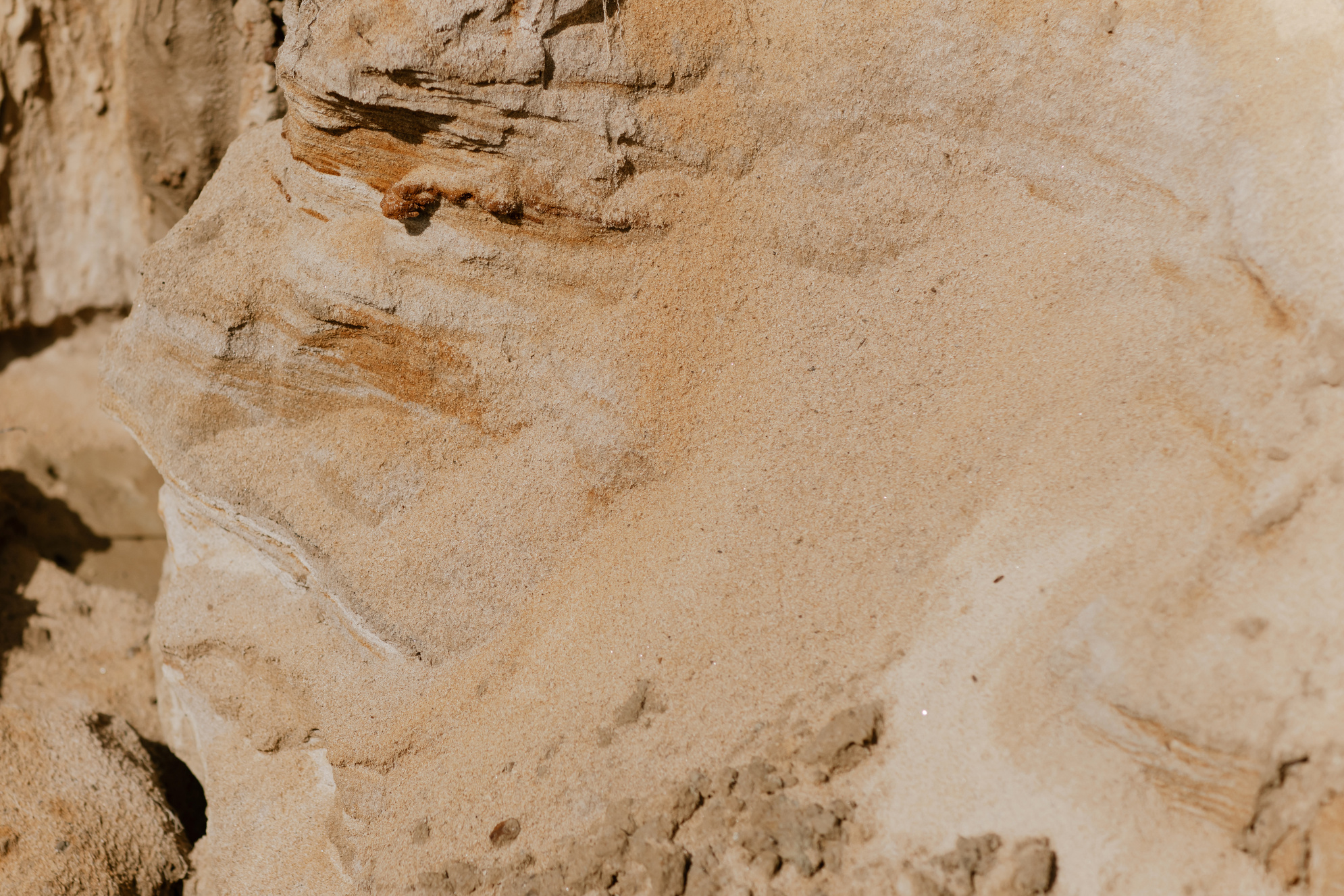 Close-up Photo of Brown Rock Sand Formation 